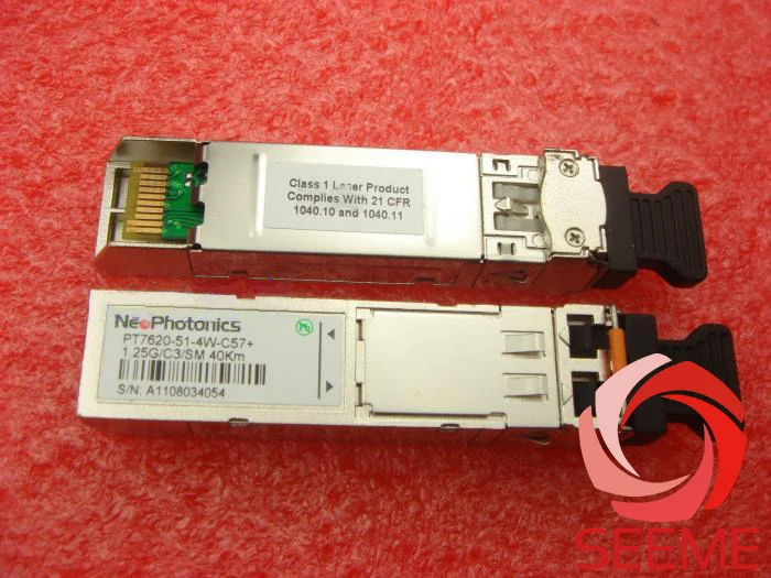 

Neophotonics PT7620-51-4W-C57 +, 1,25G-CWDM-1571NM-40KM-SFP.