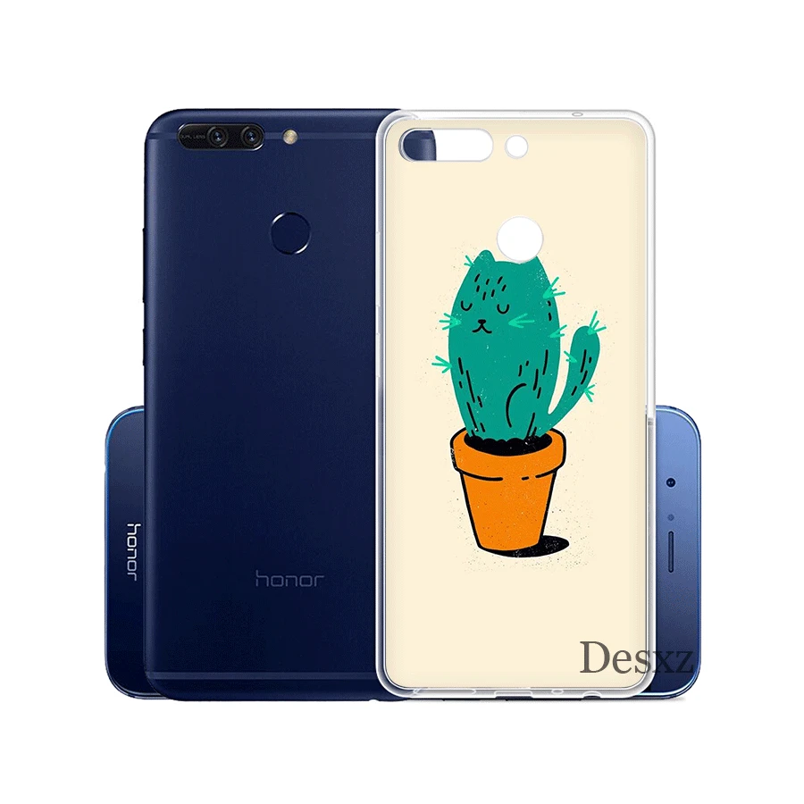 Чехол для телефона 3D Клубника банан бонсай Huawei Y5 Y6 Y7 II 2017 2018 Prime защитный чехол |
