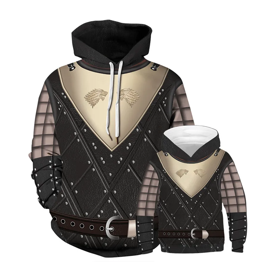 Одинаковые комплекты для семьи толстовка с капюшоном героями мультфильма Наруто