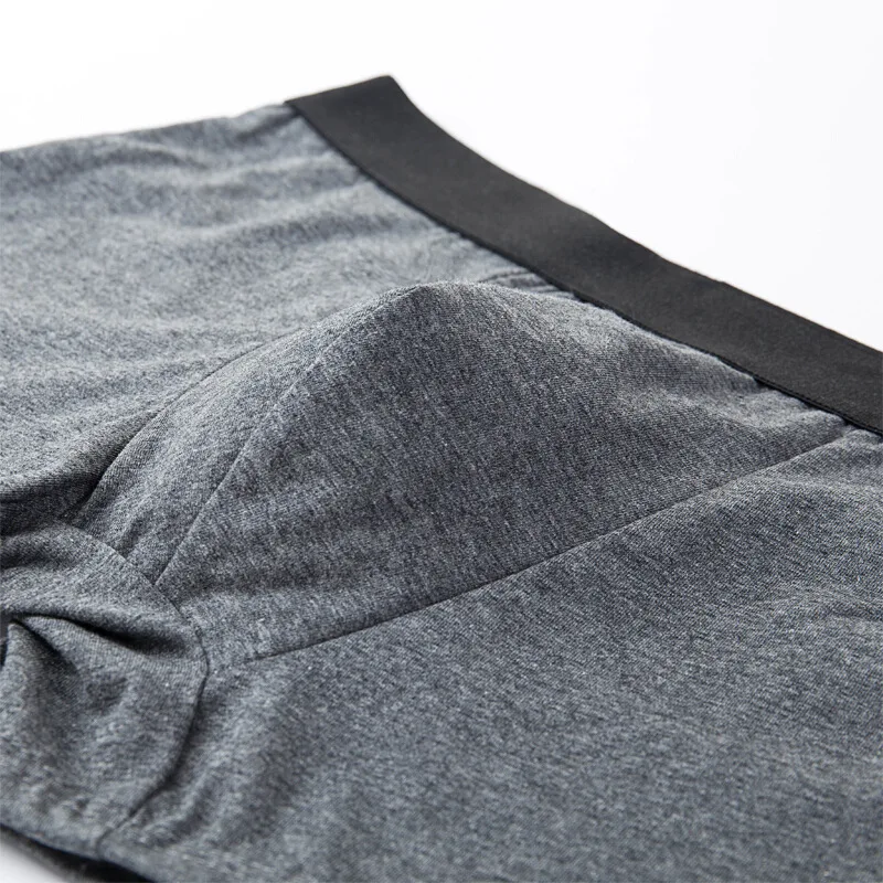 Трусы-боксеры мужские однотонные хлопок повседневные штаны большие размеры 2019 |