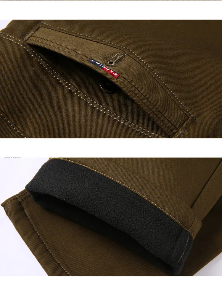 Мужские брюки Jbersee повседневные хлопковые облегающие Прямые классические