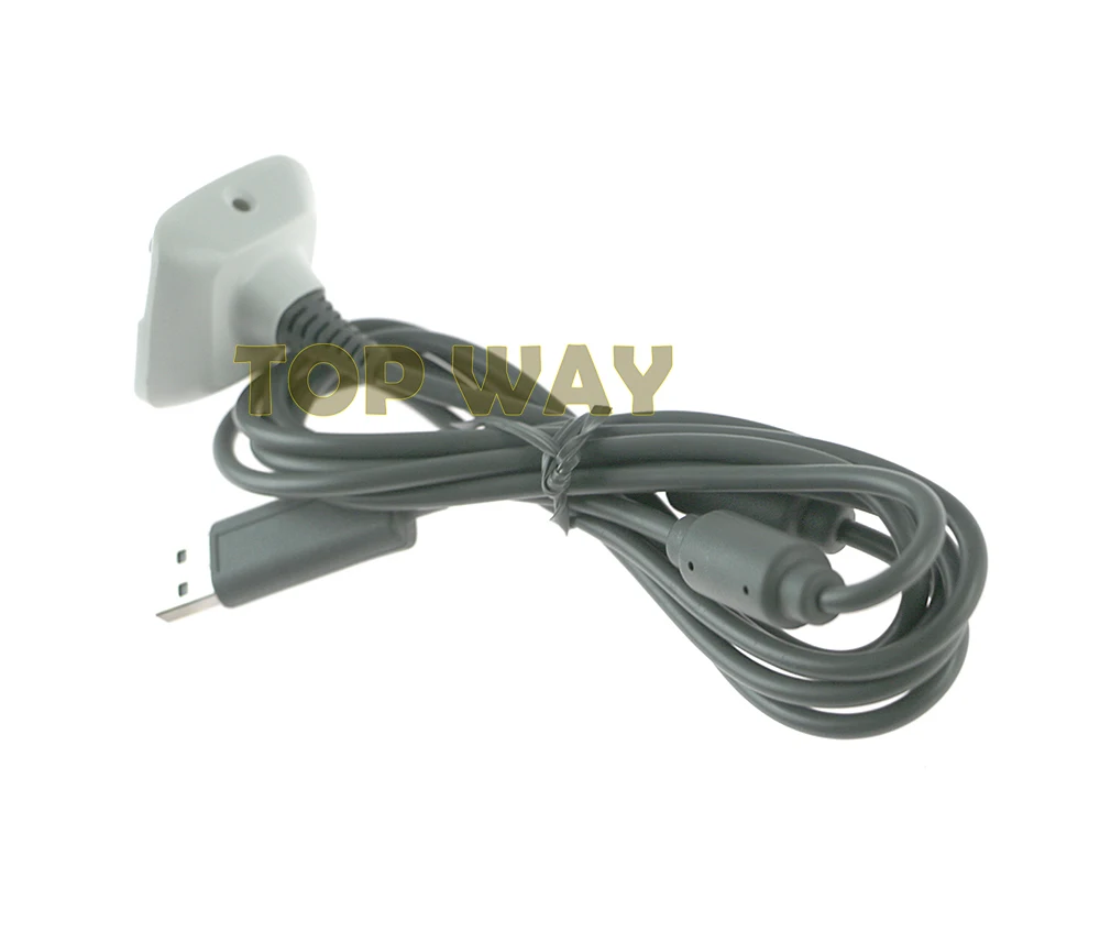 5 шт./лот серый и черный Новый USB кабель для зарядки Xbox360 xbox 360 беспроводной игровой