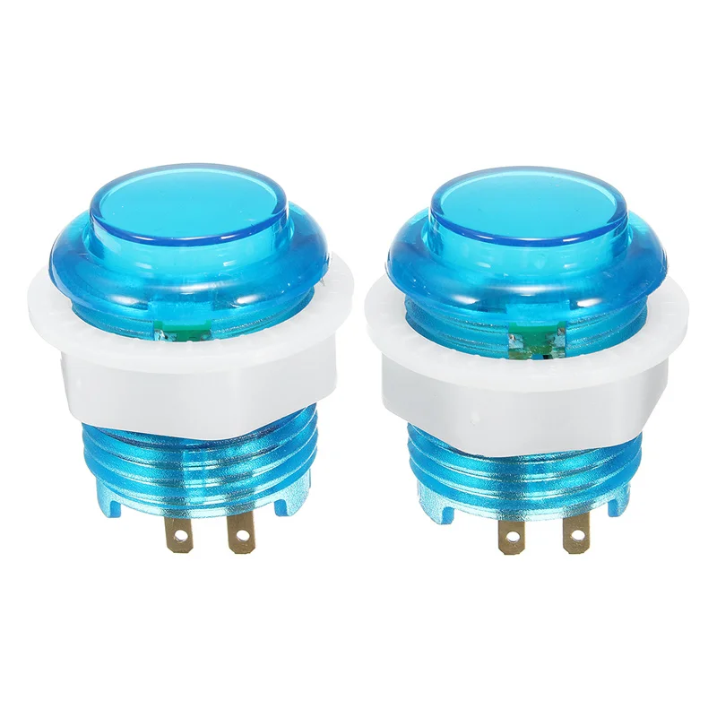 Аркадная игра DIY Kit Джойстик с USB контроллер+ 2 джойстика+ 20 Аркады кнопочный переключатель с светодиодный+ 2 нулевой задержкой кодер доска