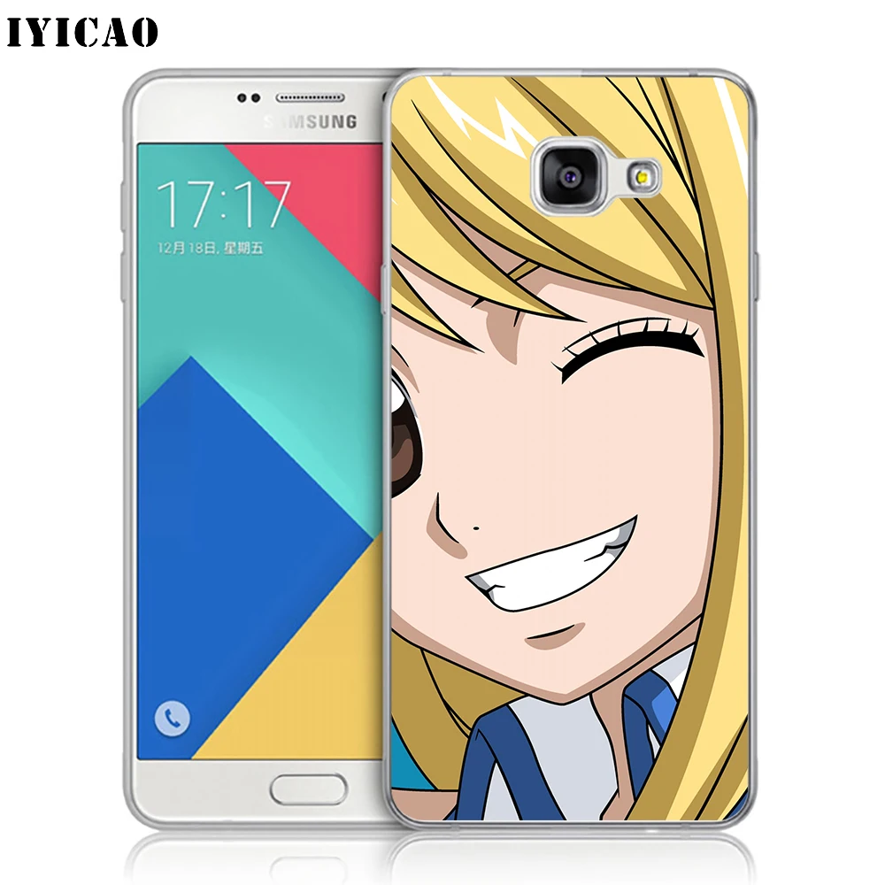 IYICAO Lucy Heartfilia Мягкий силиконовый чехол для телефона Samsung A10 A30 A40 A50 A70 M10 M20 M30 TPU