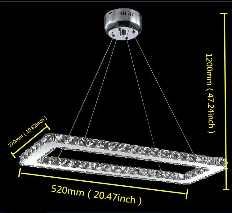 светодиодная люстра Современные Люстры светодио дный Cristal Lustre Хрустальные
