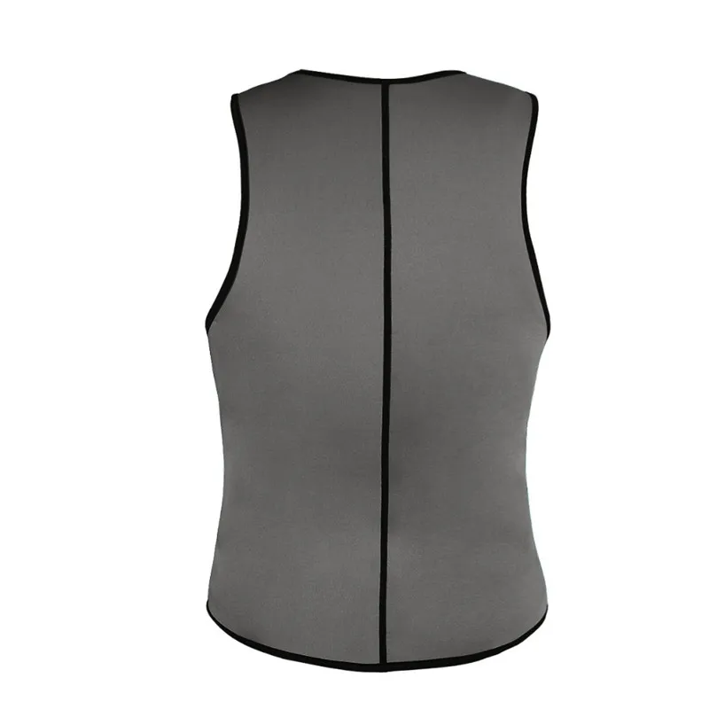 Мужской пояс для похудения Aonve неопреновый корсет на молнии сбоку | Мужская