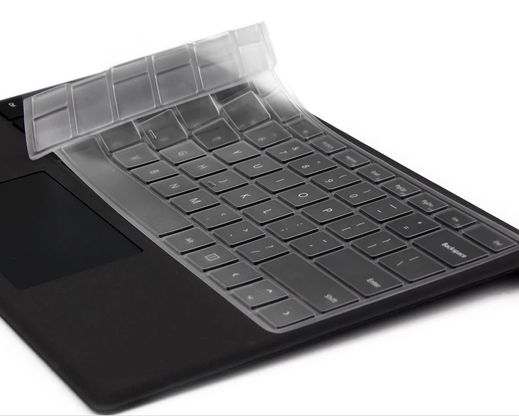XSKN for Microsoft Surface Pro 5 Type Cover Keyboard Skin Clear TPU Translucent Dust-proof Proector Sticker Film | Компьютеры и офис