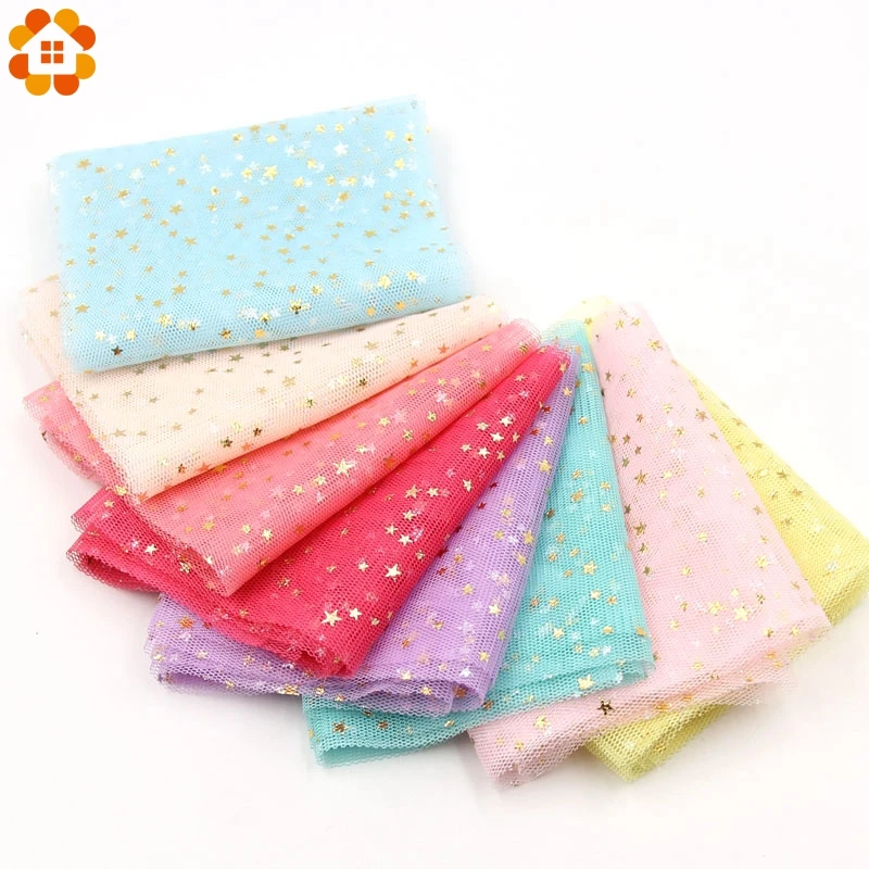 10 м * см/партия Блестящий тюль с блестками прозрачная органза сетчатый элемент