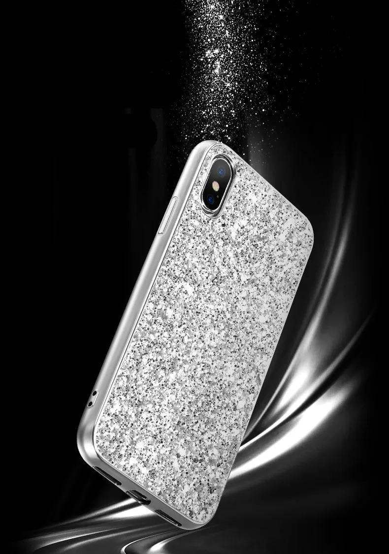 Блестящий чехол с блестками для Xiao mi Red mi Note 5 Pro крышка глобальной версии чехол для Red mi 7 Note 6 k20 mi x 3 mi 9 capa