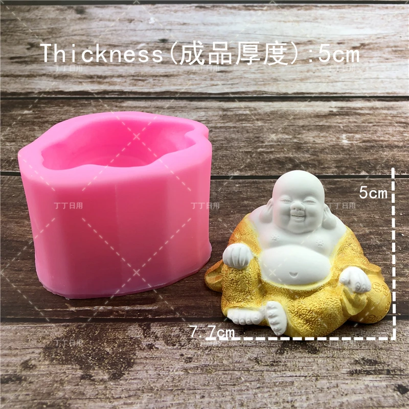 QINGHONG Sugarcraft статуя Будды силиконовая форма для помадки инструменты украшения