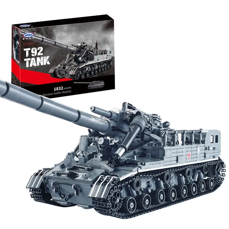Фото XingBao Block 1832Pcs Creative MOC Military Series The T92 Tank Set Education Building Blocks Bricks Toys XB-06001 Игрушки и хобби XingBao Block 1832Pcs Creative MOC Military Series The T92 Tank Set Education Building Blocks Bricks Toys XB-06001 Игрушки и хобби
