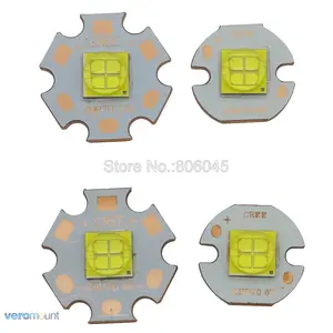 Светодиодный эмиттер высокой мощности холодного белого света, 20 Вт, 7070, 6 в или 12 В, 6500K, на медном корпусе 16 мм, 20 мм, вместо светодиодного диода Cree XHP70, XHP70.2