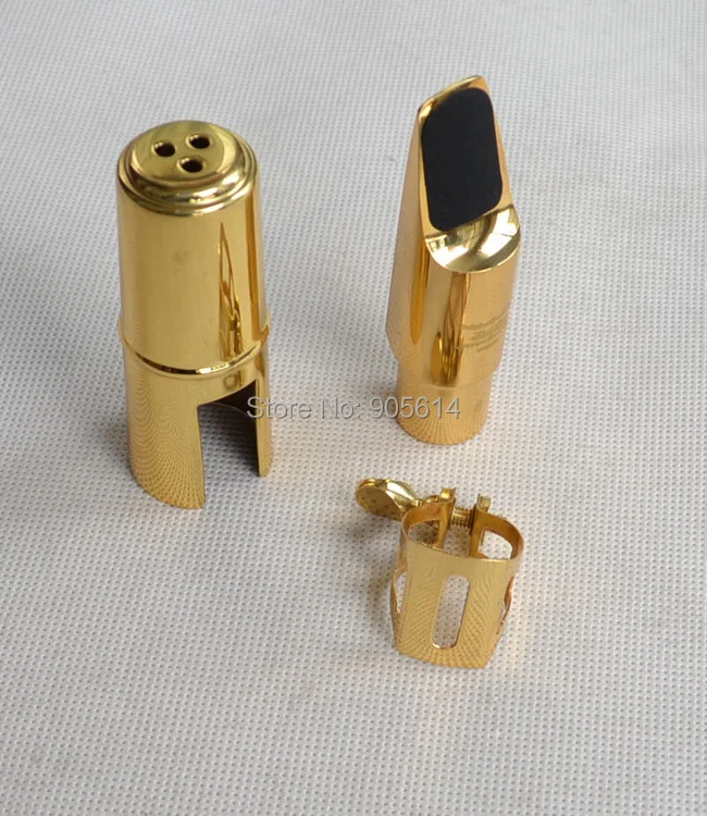 

Gold plated Soprano Saxophone Sax Mouthpiece Size # 7
