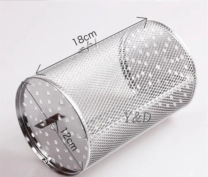 6 дюймовый барабан детали для духовки из нержавеющей стали клетка гриля