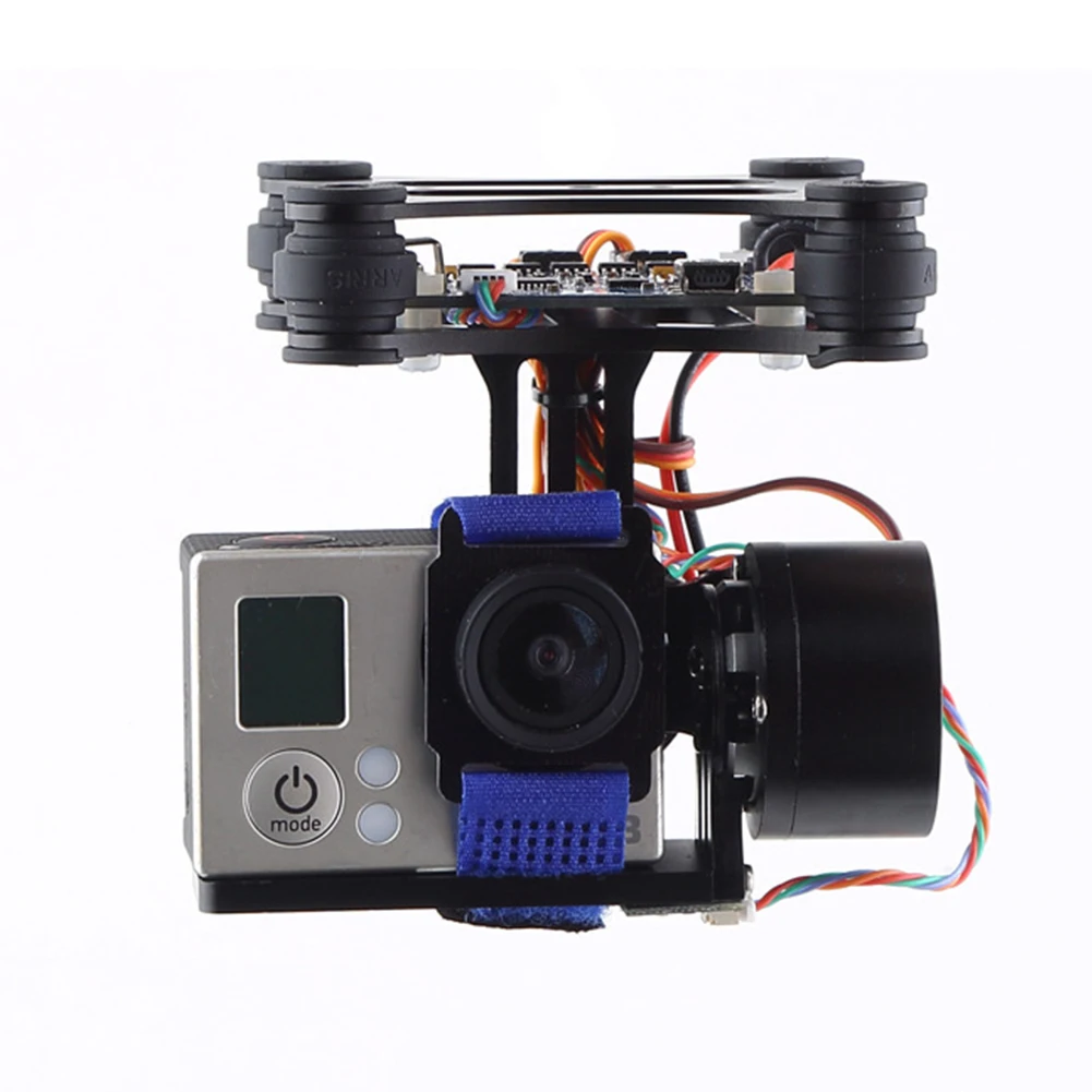 2-Axis Gimbal Stabilizer PTZ Control Aluminum Alloy CNC For RC Drone Portable Easy Install Brushless Camera DJI Phantom | Электроника