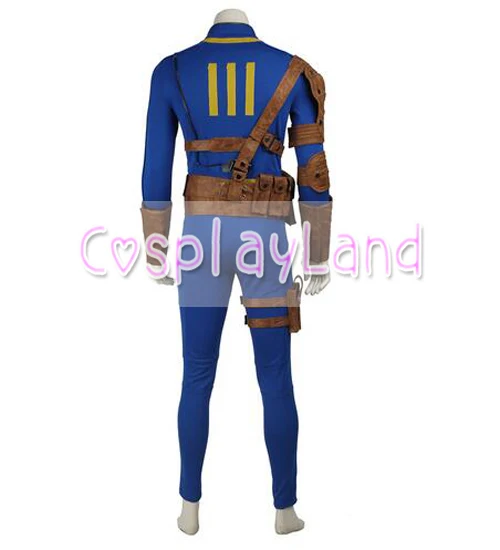 Fallout 4 Nate Cosplay Costume Game Sole Survivor Suit For Halloween Party Adult Men Cosplay Custom Made Outfit Free Shipping