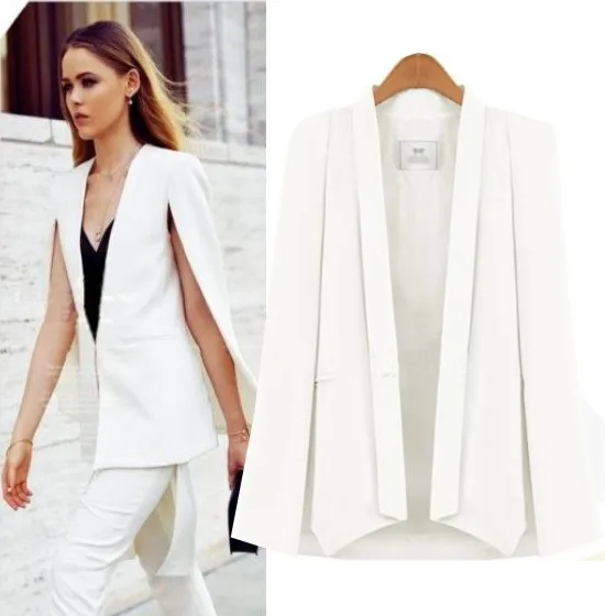 Рисунок 2 - Повседневный однотонный пиджак с длинными рукавами