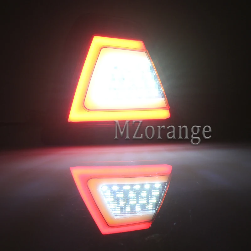 MZORANGE, 2 шт., четыре функции, для Honda Jazz Fit, задний отражатель, фары для вождения, торможения, поворотная лампа заднего хода