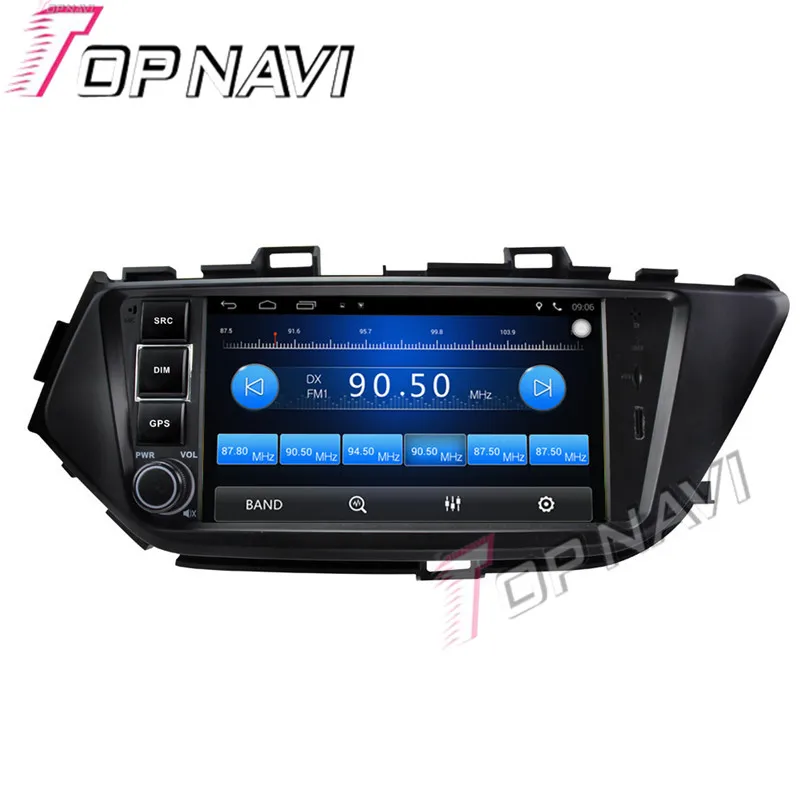 Topnavi 8 ''четырехъядерный Android 6 0 Автомобильный GPS навигатор для NISSAN Bluebird 2015