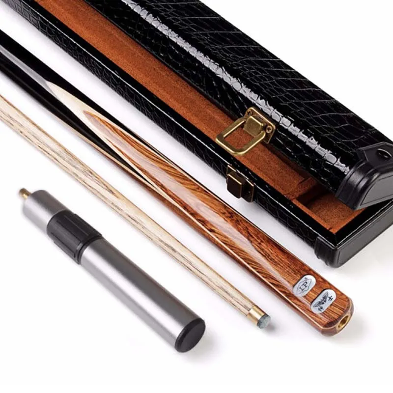 Rose Wood Case D Новинка LP Shenshi 3/4 набор для снукера cue Stick 9,8 мм наконечник с двумя ручками цвета Китай розовое дерево Peafowl дерево - Цвет: Rose Wood Case D
