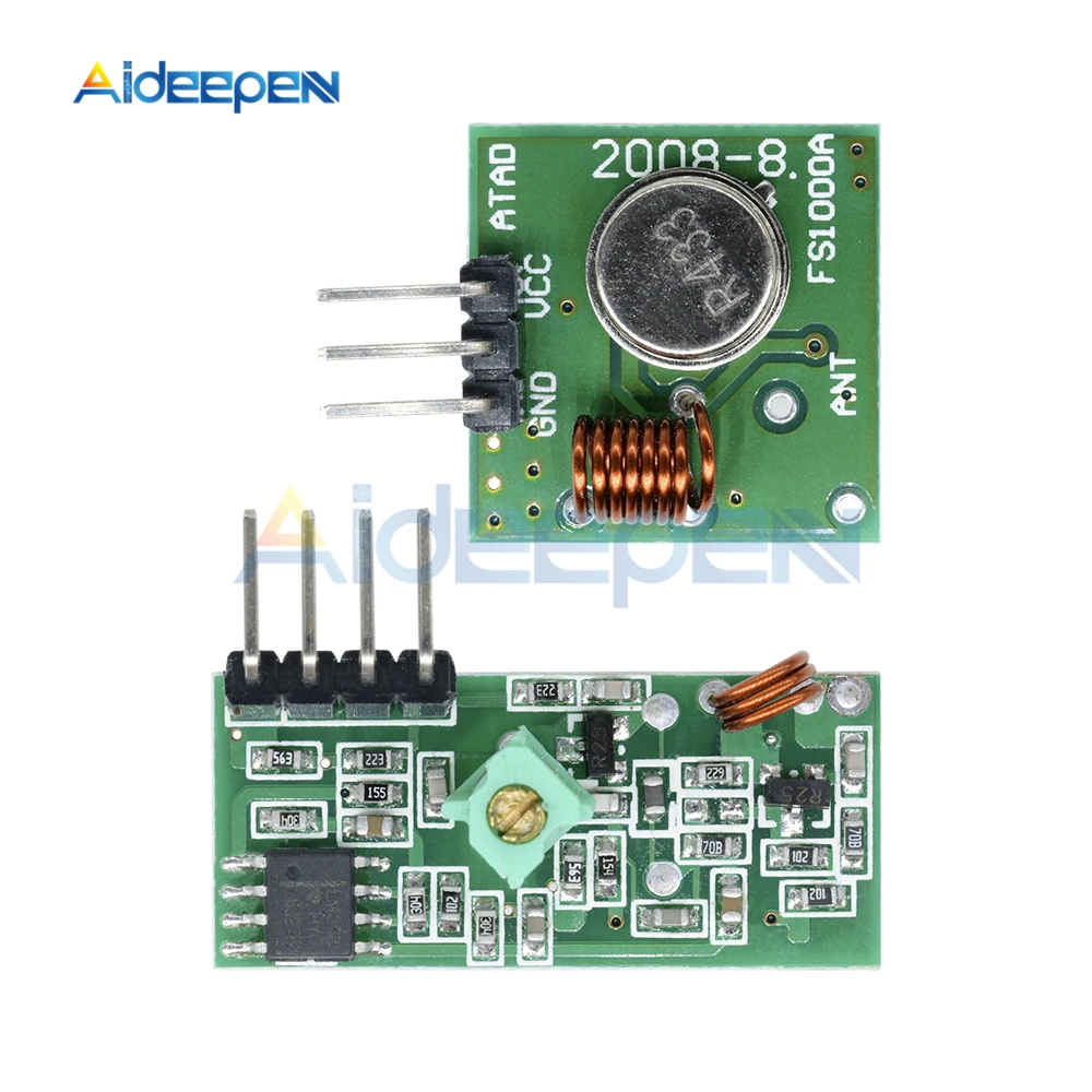 433 МГц 315 мгц радиочастотный передатчик и приемник модуль Link Kit для ARM/MCU WL DIY МГц/433
