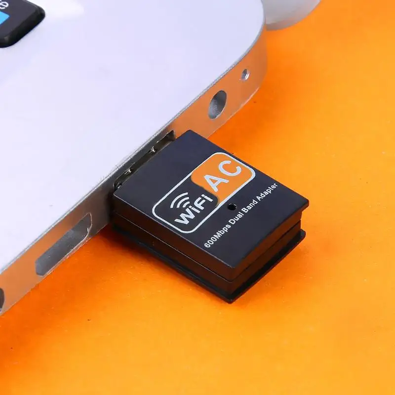 Беспроводной USB WiFi адаптер 600 Мбит/с PC сетевая карта 2,4+ 5G двойной диапазоновый приемник 600 Мбит/с Высокоскоростная передача 11AC двойная частота
