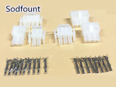 10 шт. автомобильные 3 контактные коннекторы для проводов 63080 6 мм|terminal connector kit|terminal