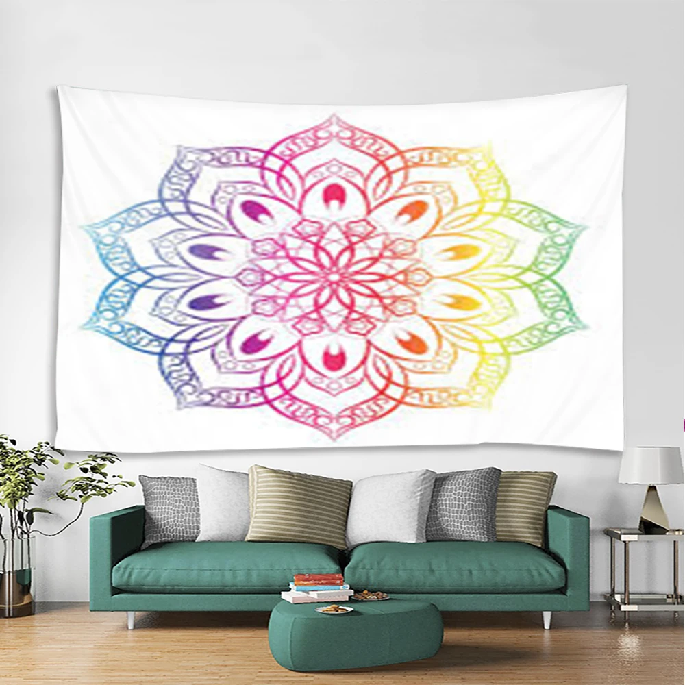 Mandala Tapestry Wall Hanging Decor Printed Carpet Home Living Printing | Дом и сад
