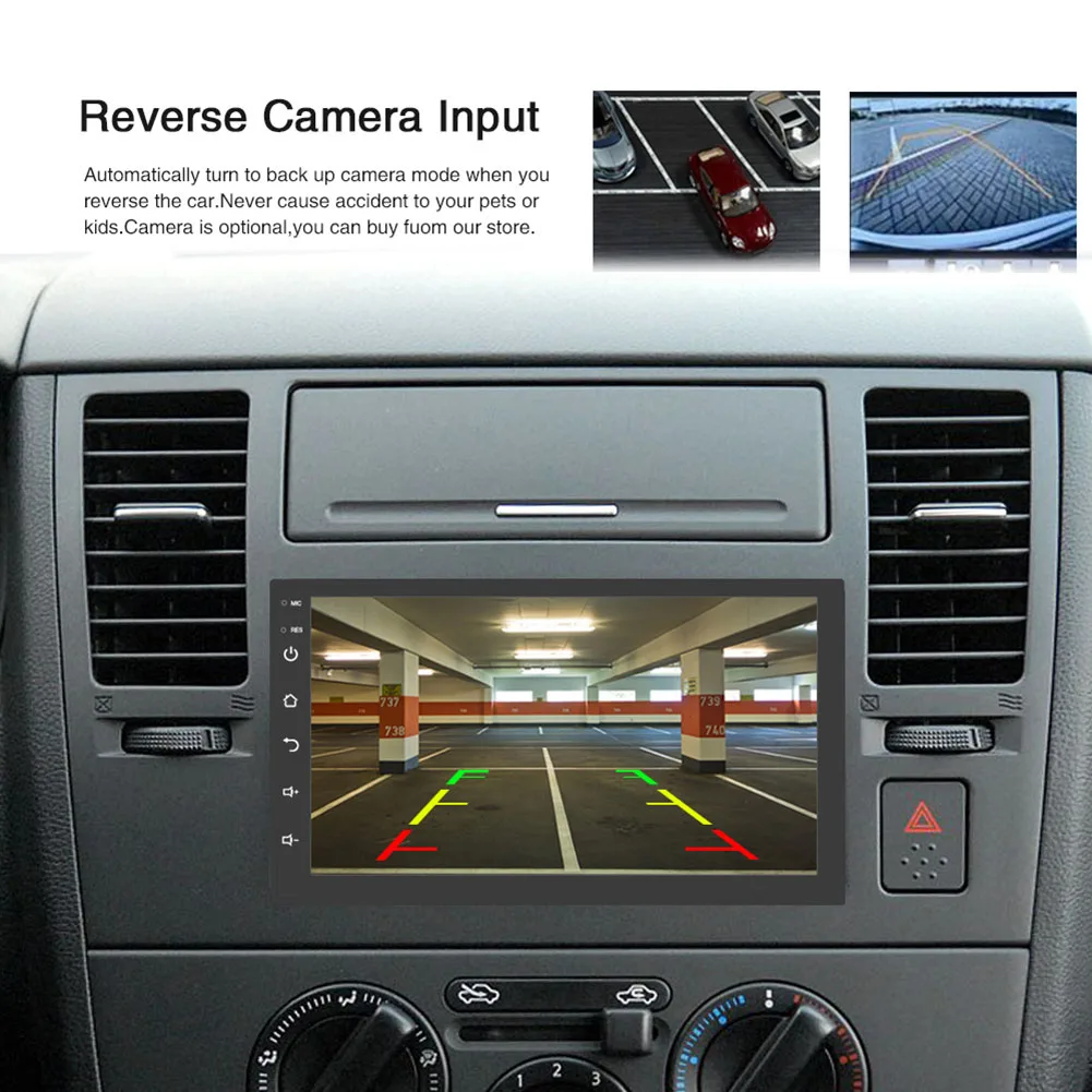 Автомобильный радиоприемник с навигацией GPS плеер Bluetooth Full HD 1080P 7 дюймов Wifi