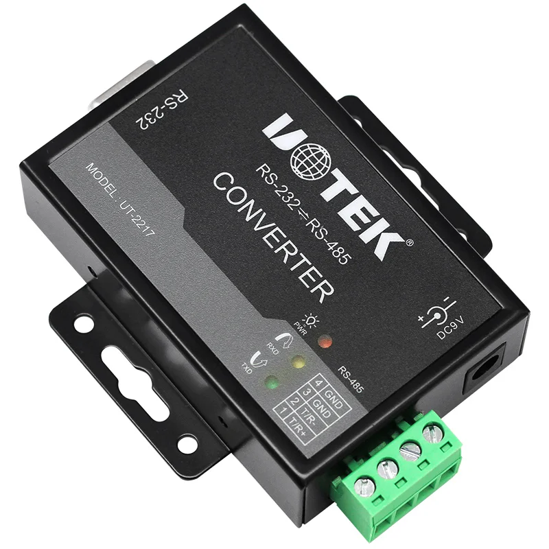 UT 2217 промышленный преобразователь RS232 в RS485 232 485 с питанием от DB9 до rs485