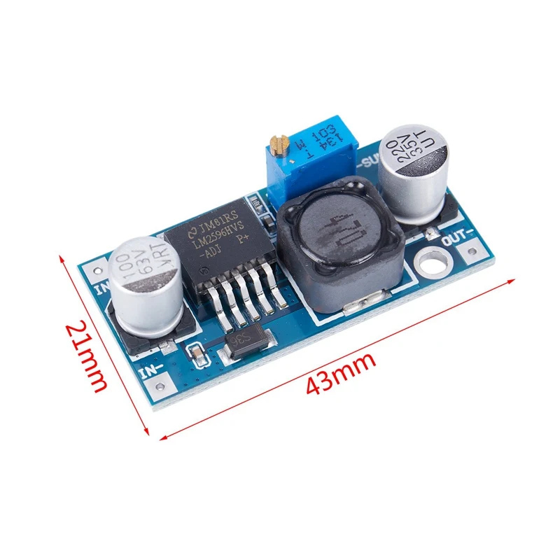 48 V Регулируемый понижающий модуль регулятора, input, LM2596HV вход, 4,5-60 v модуль питания