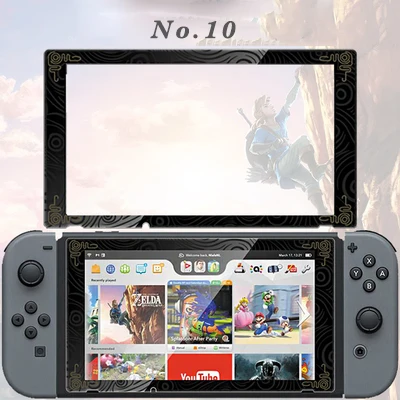 1 Для nintendo Switch NS консоль Экран протектор Закаленное Стекло игра детская футболка с принтом "Let's Go Пикачу Иви красочный ультра Protetor с пленочным покрытием - Цвет: 1