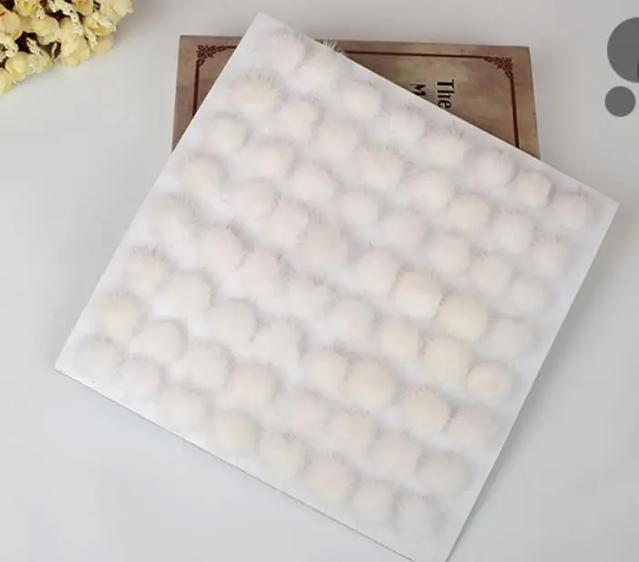 Помпон из натурального меха норки 3 5 см пушистый мягкий помпон для DIY сумки брелок