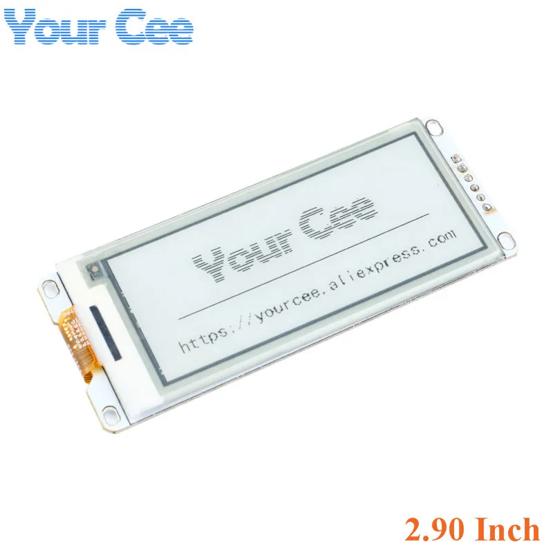 2,90 дюймовый электронный бумажный модуль E-Ink дисплей экран модуль Черный Белый Цвет SPI поддержка Глобальный/часть обновления Diy для Arduino 2,9 дюймов