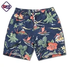 Мужские пляжные шорты QIKERBONG, боксеры, быстросохнущие шорты, модные мужские спортивные штаны