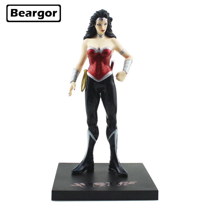 7 &quotDC Аниме Супер Герои JLA Новый 52 чудо женщина в коробке 18 см ПВХ фигурка