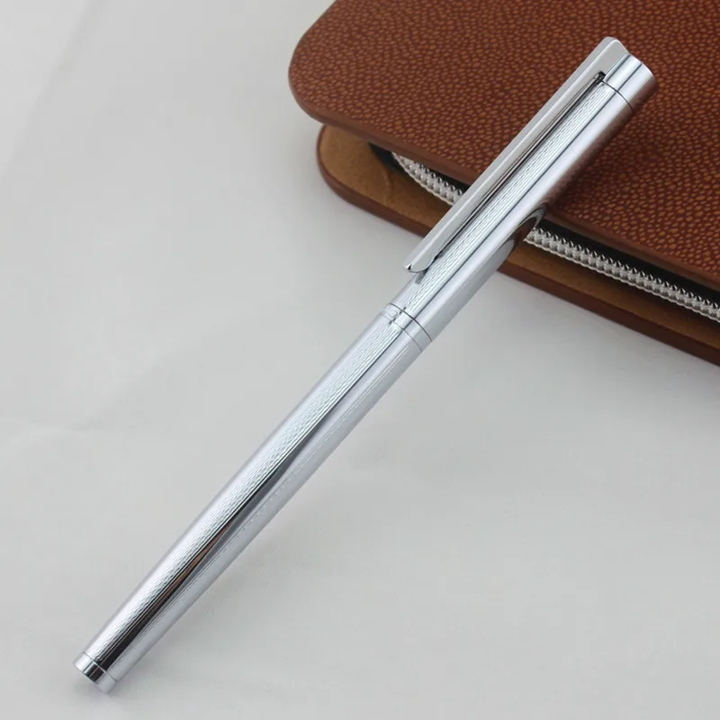Jinhao серебряная металлическая шариковая ручка 126 хорошая черная для письма
