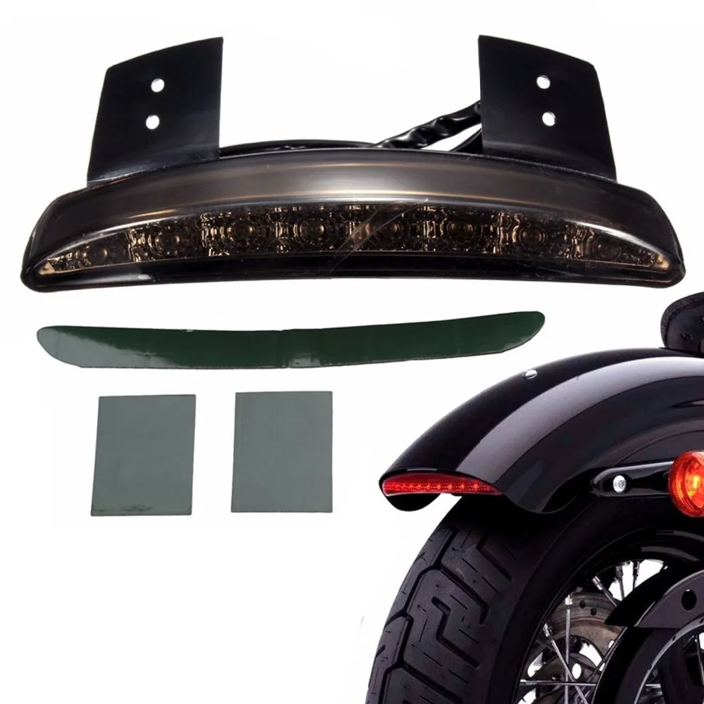 Для двигателя Sportster мотоцикл рубленый заднее крыло край светодиодный стоп