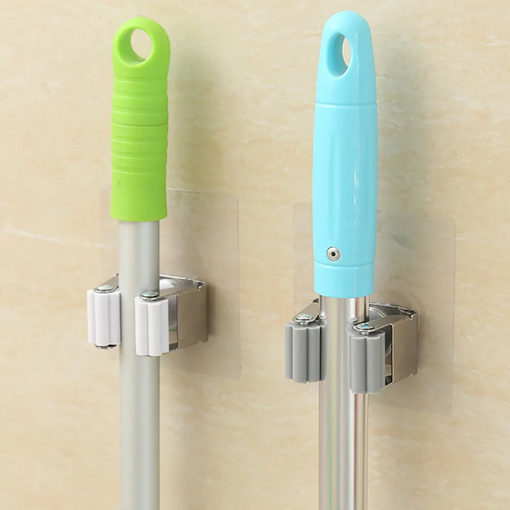 Broom Bracket Kitchen Bathroom Wall Mop Holder Hanger Brush Finisher Storage Tool good quality hot M3 | Дом и сад