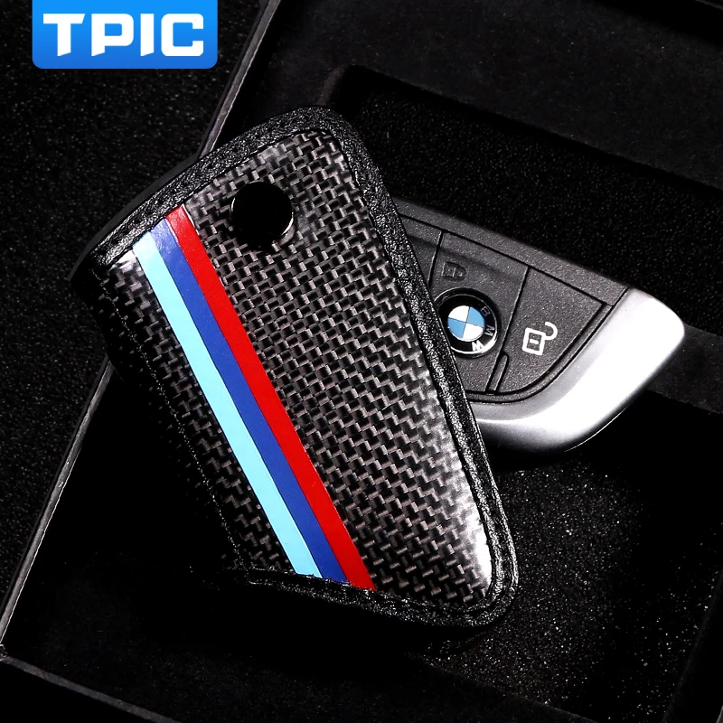 Кожаный чехол TPIC для автомобильных ключей кольца-держатели Bmw F20 F30 G20 f31 F34 F10 G30 F11 X3