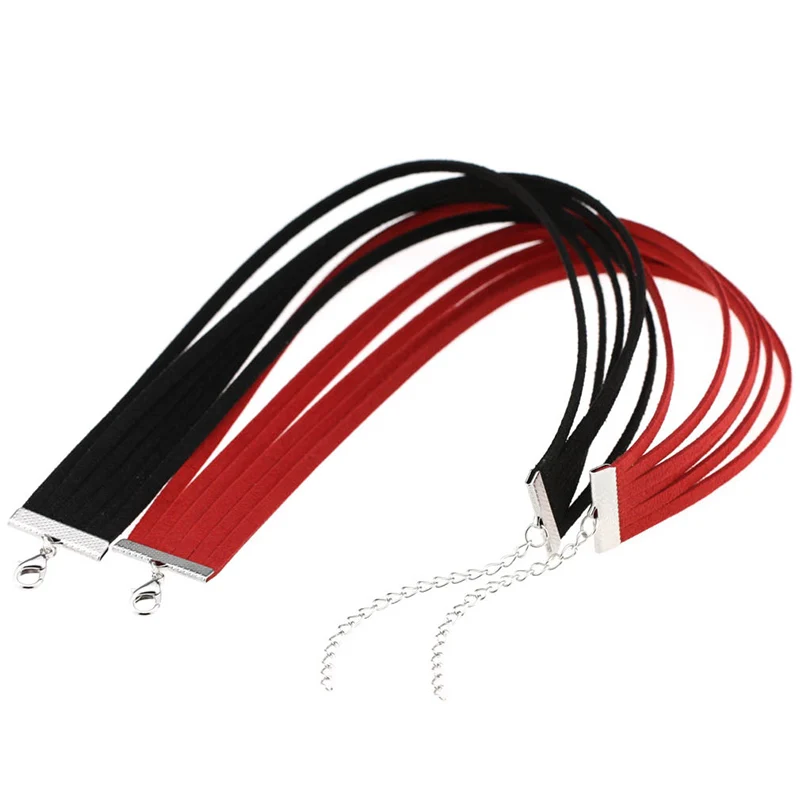 Black suede choker necklace gothic velvet chokers boho Jewelry Collar 2018 neck Punk Goth jewellery | Украшения и аксессуары
