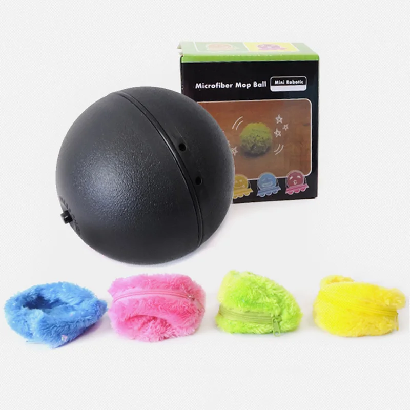4 Color Set Electric Toy Ball Dog Cat Automatic Pet Plush Activation Chew Floor Clean Toys | Дом и сад