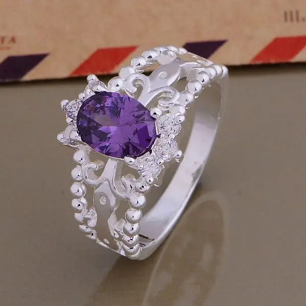 Кольцо из стерлингового серебра 925 пробы модное Ювелирное кольцо для женщин и