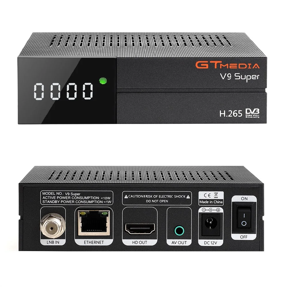 Горячая GTmedia V9 Супер Спутниковый ресивер freesat V9 супер DVB-S2 обновленный GTmedia V8 Nova с CCcam Cline для 1 года Испания CCCAM