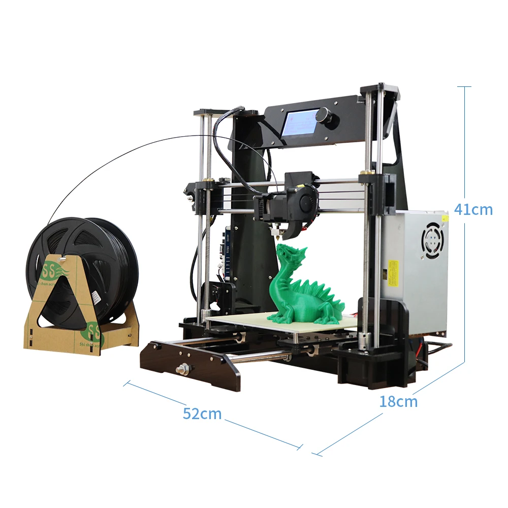 3D Printer DIY with Resume Print 220 240mm Rapid Heating Extremely Precise V-Slot Prusa i3 Support PLA ABS for Home | Компьютеры и