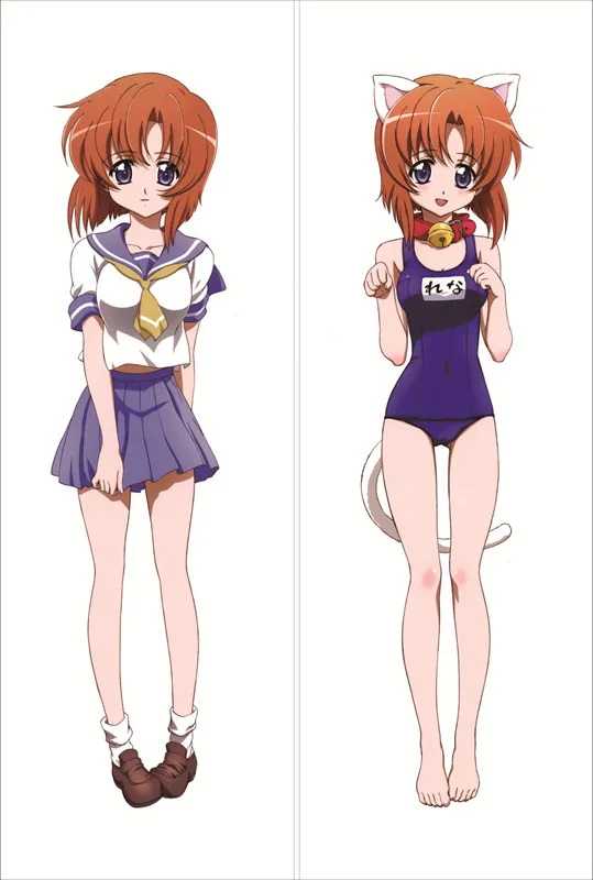 5 ММФ Хигураши, когда они плачут сексуальный Furude Rika Ryuuguu Rena наволочка Higurashi no Naku Koro ni Dakimakura наволочка для тела - Цвет: 5