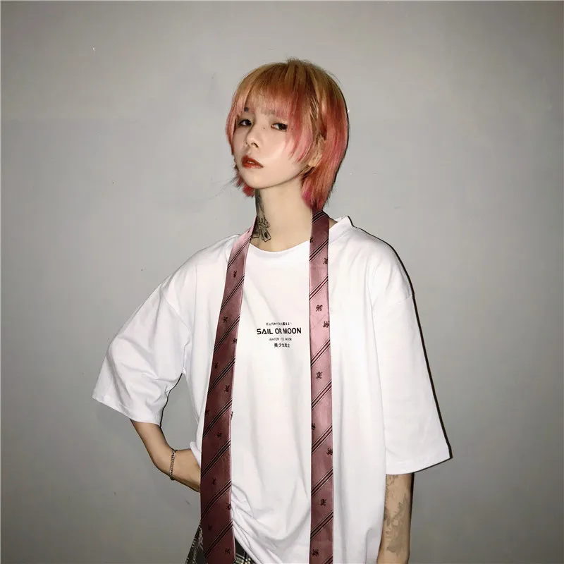 Camisetas Mujer 2020 летние топы корейские Ulzzang Harajuku мультфильм Сейлор Мун короткий рукав
