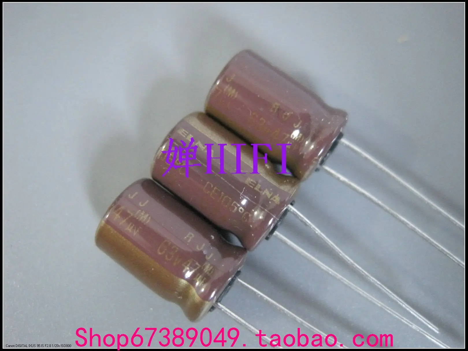 2020 hot sale 20PCS/50PCS Imported ELNA original RJJ gold electrolytic capacitor 63v47uf 8x11 free shipping