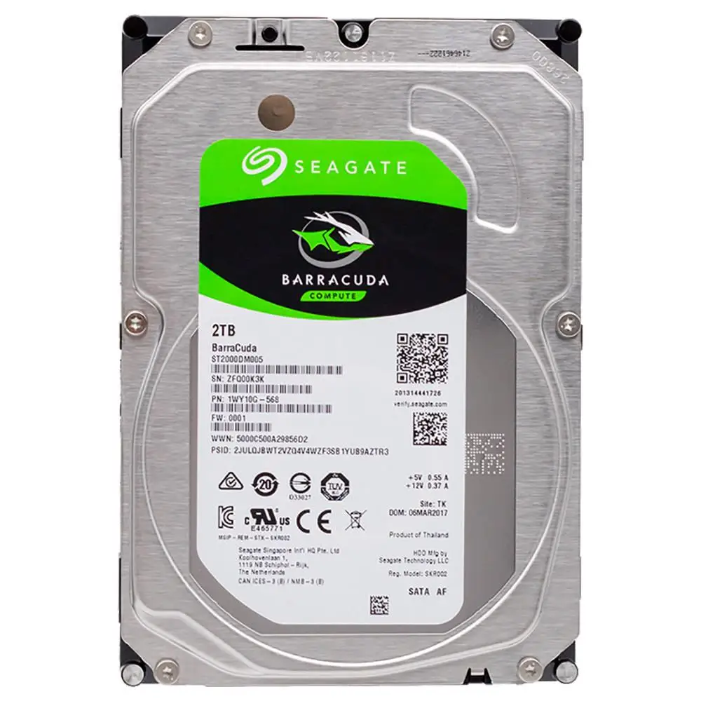 Оригинальный Seagate 2 ТБ Настольный HDD 3 5 &quotВнутренний жесткий диск SATA 6 ГБ/сек. 7200