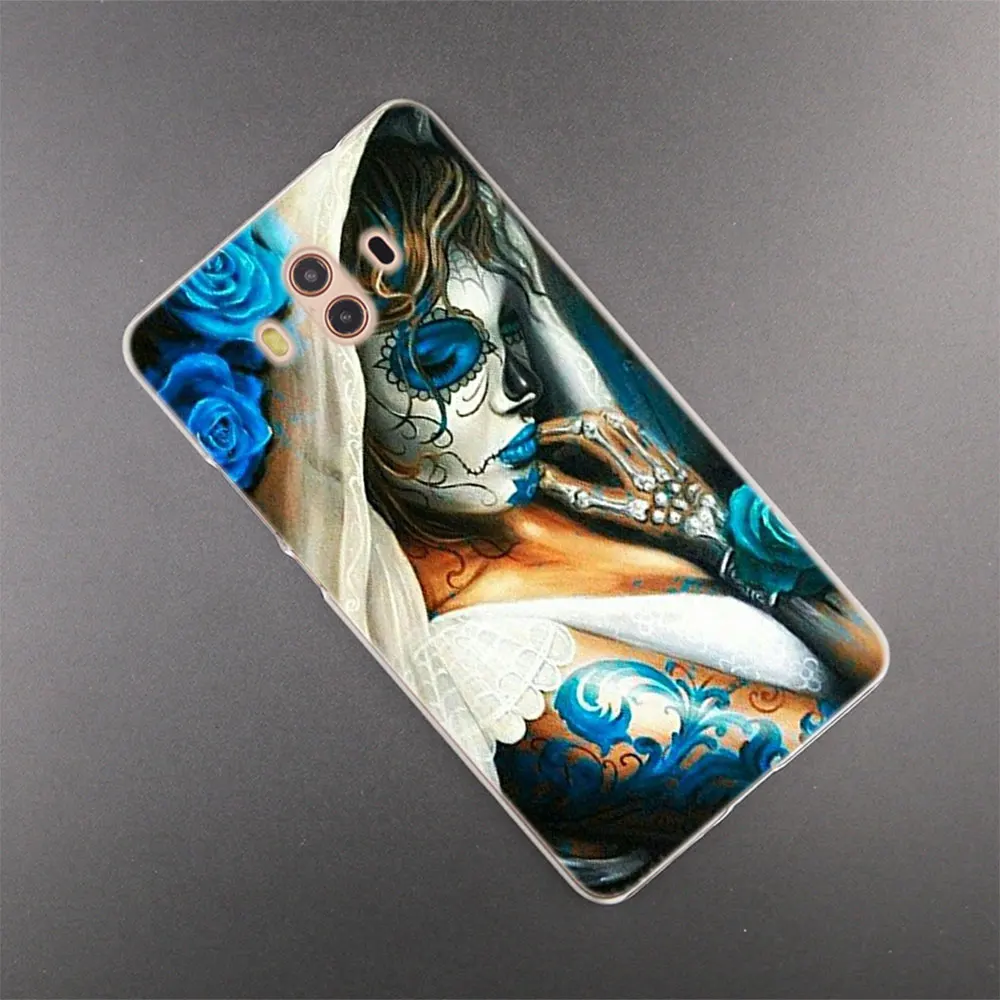 Модный чехол MLLSE с черепами и катринами для huawei mate S 10 20 Lite Pro Y3II Y5II Y6II Y5 Y6 Y7 Prime Y9